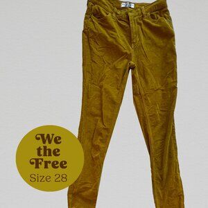 We the Free // Free People Mustard Corduroy Jeans